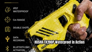 HUSHA TX200P | À prova d'água em ação