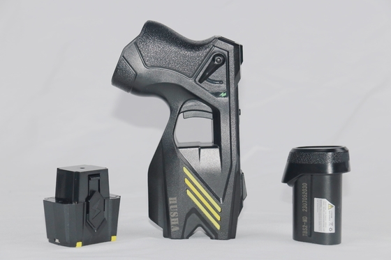 comprar Pistola de eletroescanteio de lanterna forte com retardador de água para uso da polícia Fabricação em linha