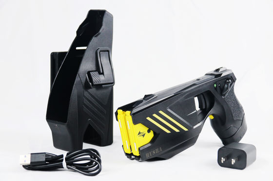 comprar HUSHA Waterproof IP57 Stun Gun com cartuchos duplos e 55±5KV de tensão de saída para aplicação da lei Fabricação em linha