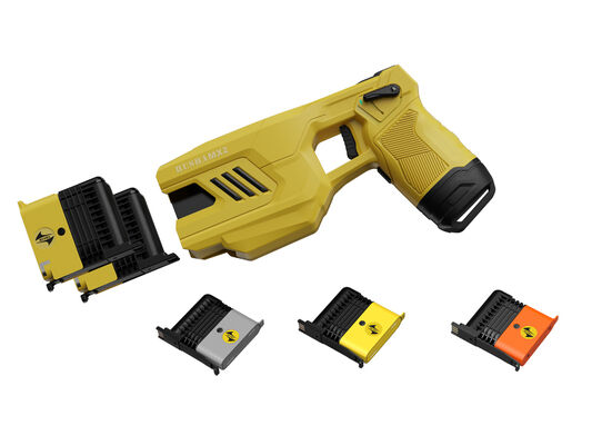 Comprar HUSHA TX200U Dual-Shot Stun Gun com IP57 impermeável e 55±5KV Voltagem de Saída dispositivo não letal Fabricação em linha