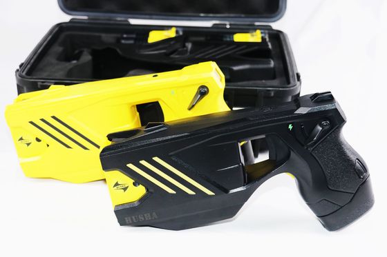 HUSHA TX200P Dual cartuchos Pistola de atordoamento com IP57 impermeável e Dual lasers e luz LED arma não letal