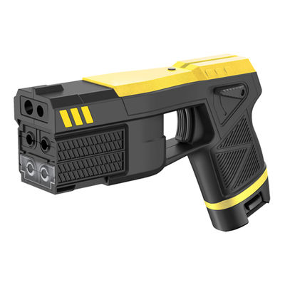 HUSHA PX400 IPX5 Pistola de spray de pimenta à prova d'água com sistema de cartucho duplo e alcance de tiro de 6m para a aplicação da lei